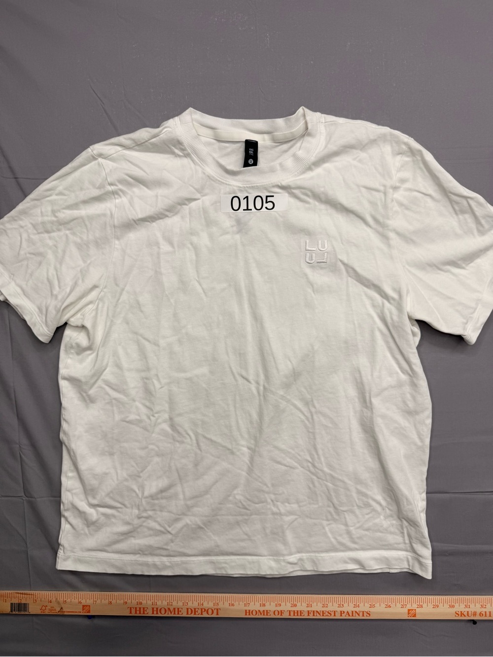 lululemon athletica White Short-Sleeve Crewneck T-Shirt